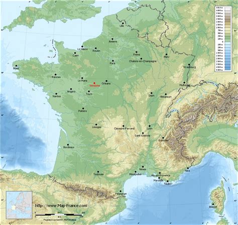 vendome france map.